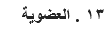 ١٣ . العضوية